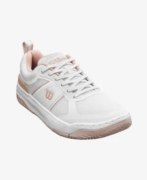 Wilson Women's Pickle Pro (White/Rose) Moisture wicking Secure Closure
