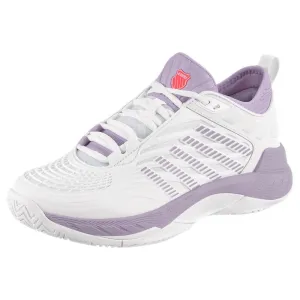 K-Swiss Women's Hypercourt Supreme 2 - White/Orchid Petal High Intensity Reinforced toe