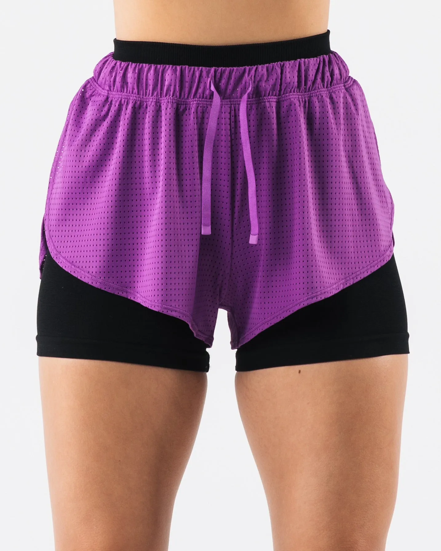 Pilates wear Margo Mesh Short - Blaze