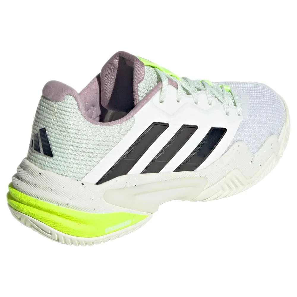 Neutral pronation adidas Women's Barricade 13 - Cloud White/Crystal Jade