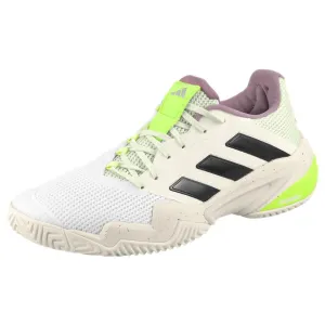 foam padding adidas Women's Barricade 13 - Cloud White/Crystal Jade