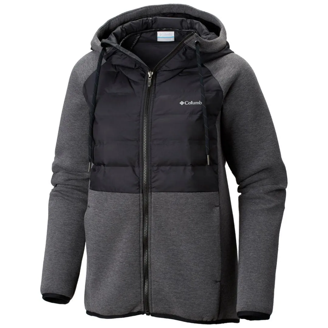 Columbia Women Black Northern Comfort Hybrid Hoodie Quick Drying