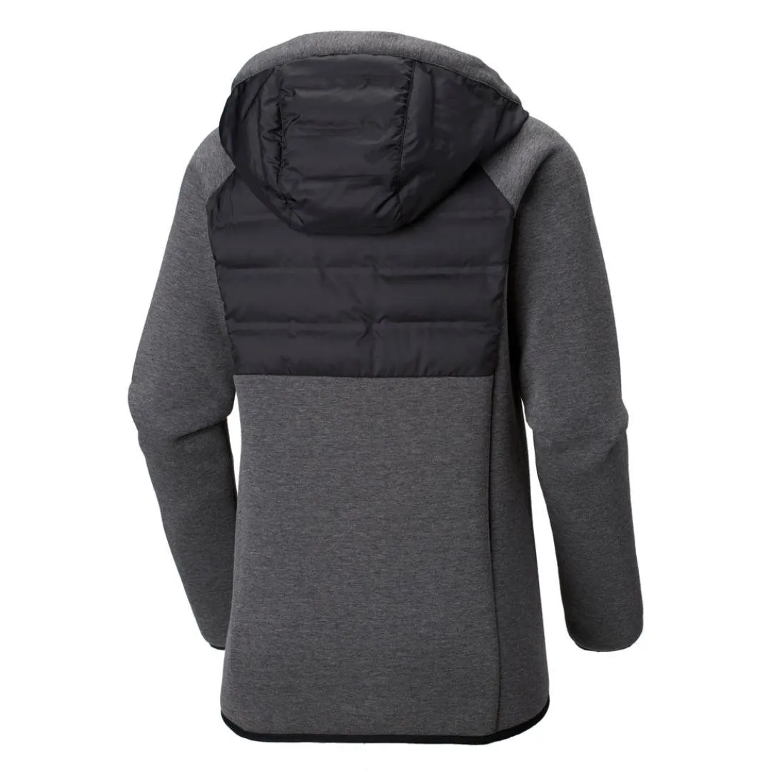 Columbia Women Black Northern Comfort Hybrid Hoodie Cozy Wear