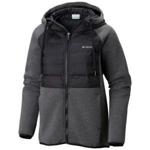 Columbia Women Black Northern Comfort Hybrid Hoodie Smart Wear Draw