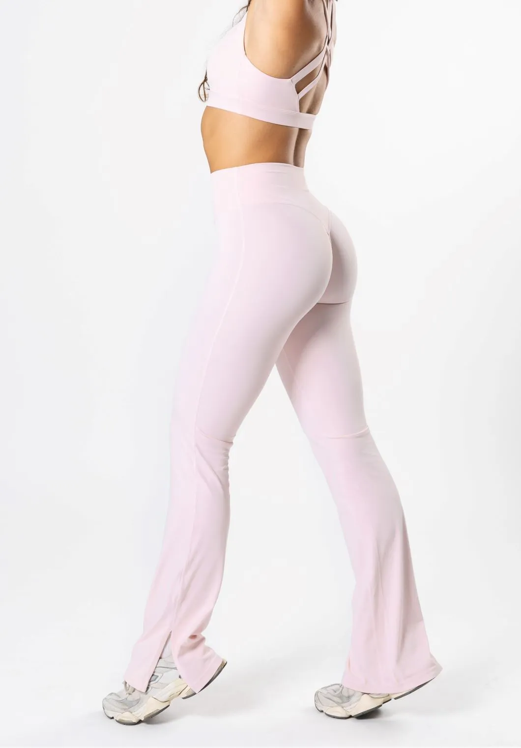 RecStretch Original Sculptseam? Plus Flare Legging 34" Sweet Tea Sweat Wicking Lining Warm Layer