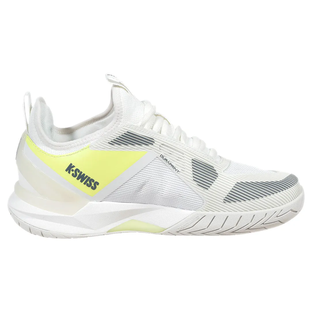 K-Swiss Women's K-Frame Speed - Blanc De Blanc/Luminary Green Shock Absorbing Heel