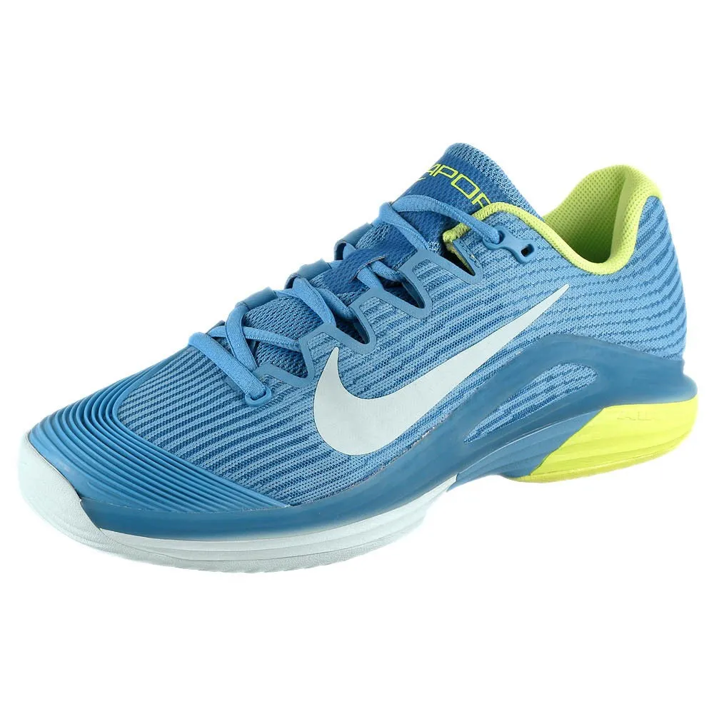 Gel Infused Heel Pad High Traction Nike Women's Air Zoom Vapor 12 - Blue Beyond/Glacier Blue