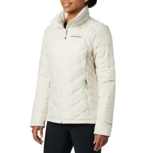Columbia Women White Heavenly Jacket Microfiber Technology Versatile Piece