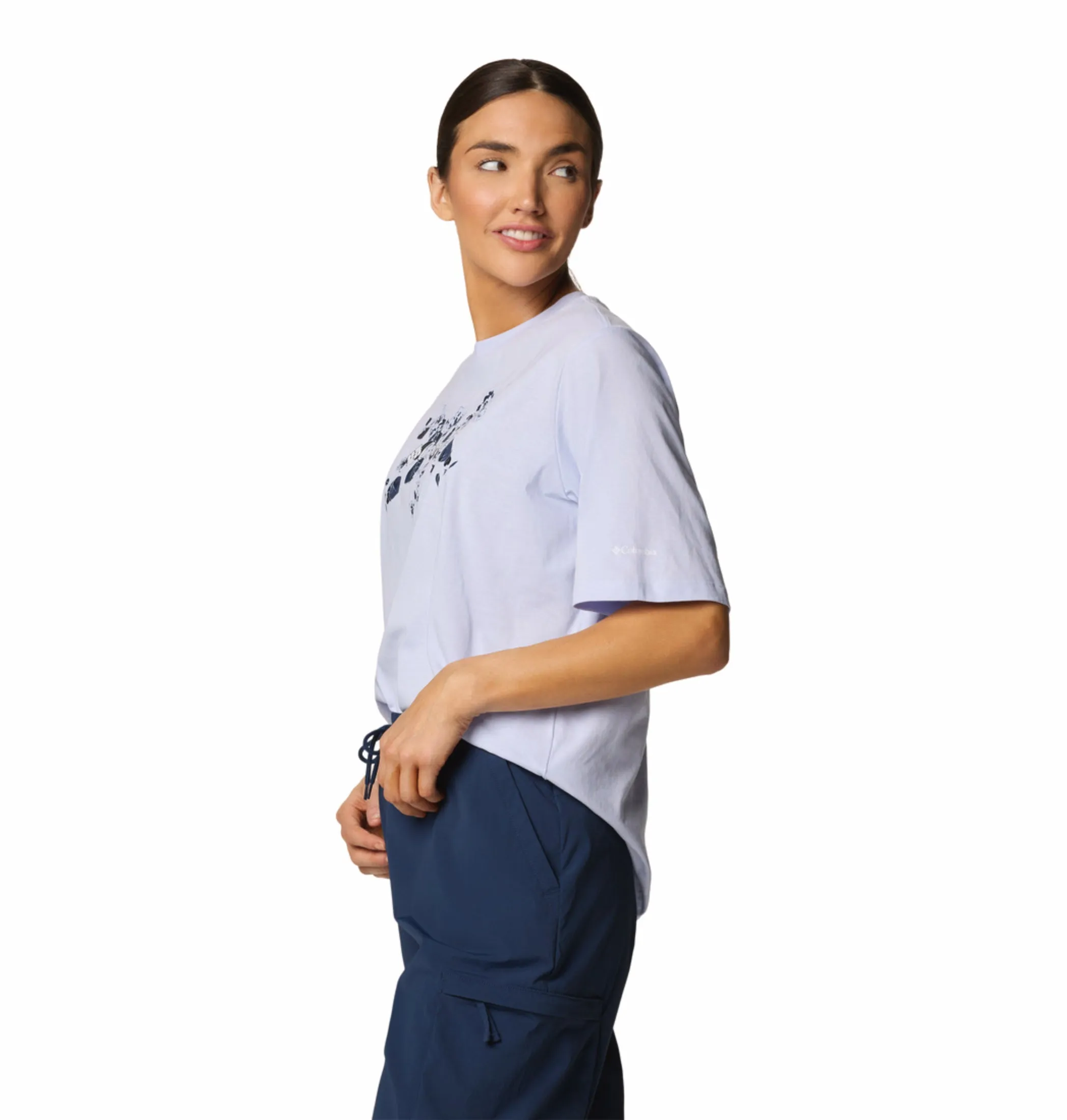 slim fit cyber monday Columbia Women Purple North Cascades Relaxed Tee