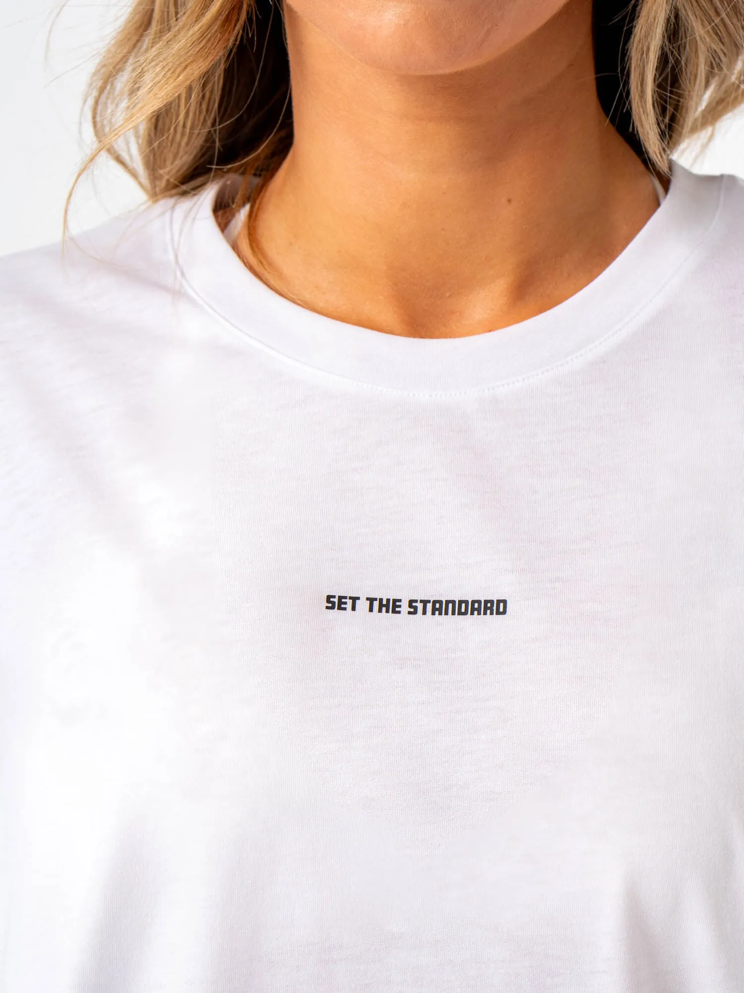 FadeResistant Emerge Oversized T-Shirt - White