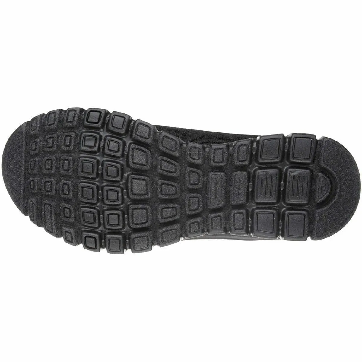 Shine Silver Skechers Graceful WIDE FIT Womens Training Shoes - Black