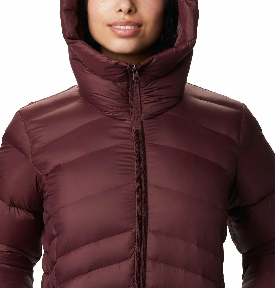 Loose-fit Columbia Women Maroon Autumn Park Down Hooded Jacket