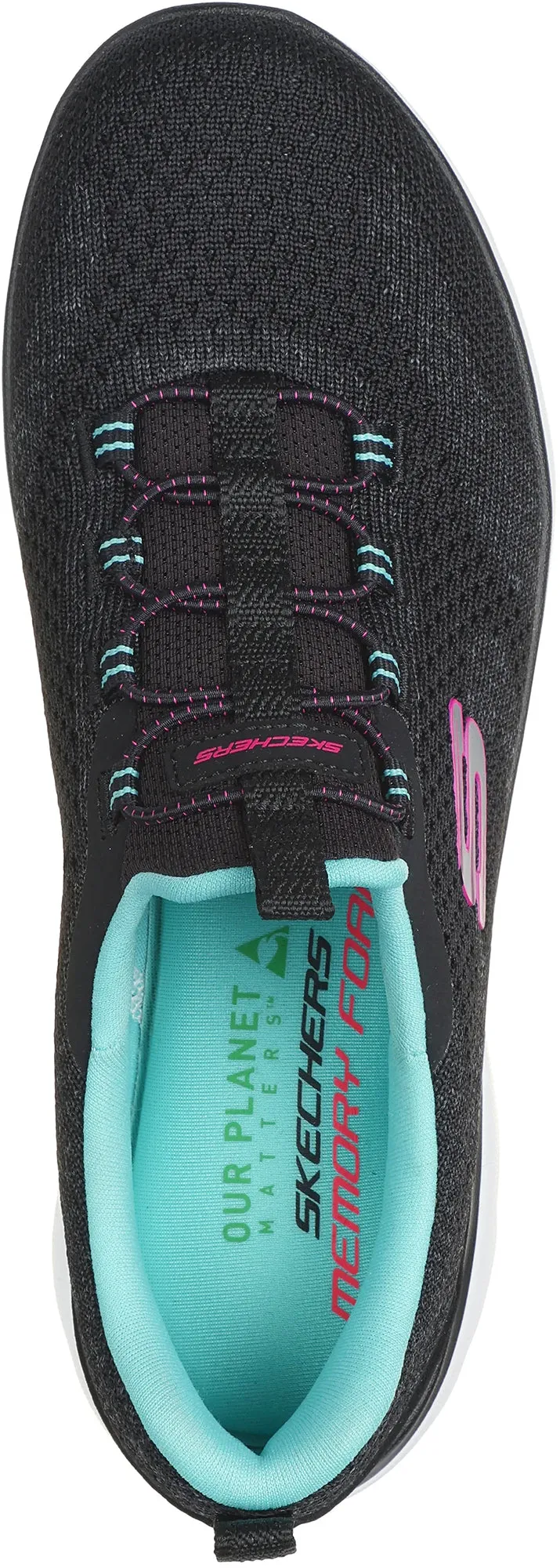 Dust Guard Skechers Summits New Nature Womens Training Shoes - Black