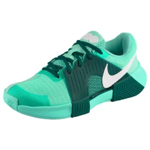 Cushioned Edge Nike Women's Air Zoom GP Challenge 1 - Osaka - Premium - Aurora Green/White
