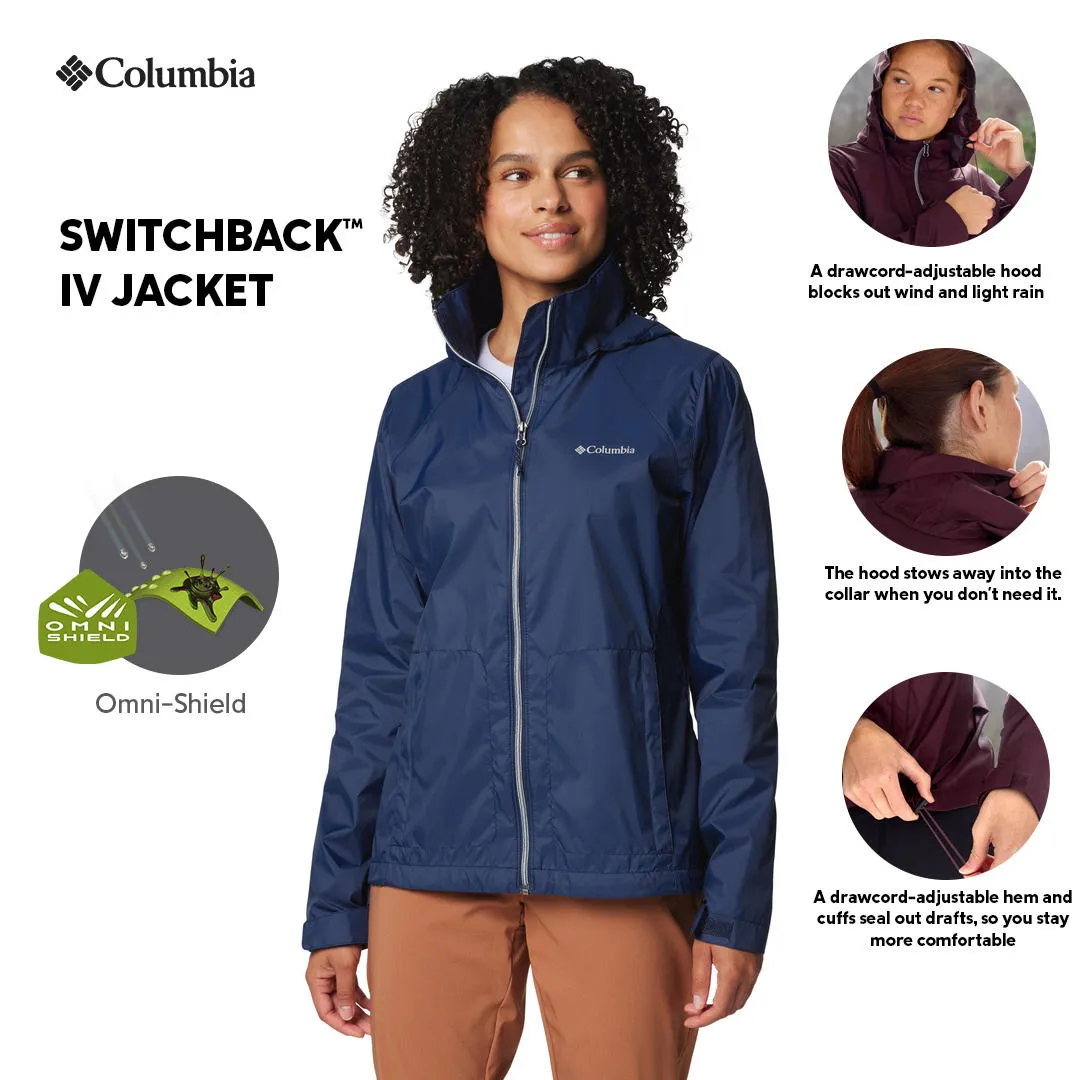 Columbia Women Blue Switchback IV Jacket Flexible Zipper System Plus Size