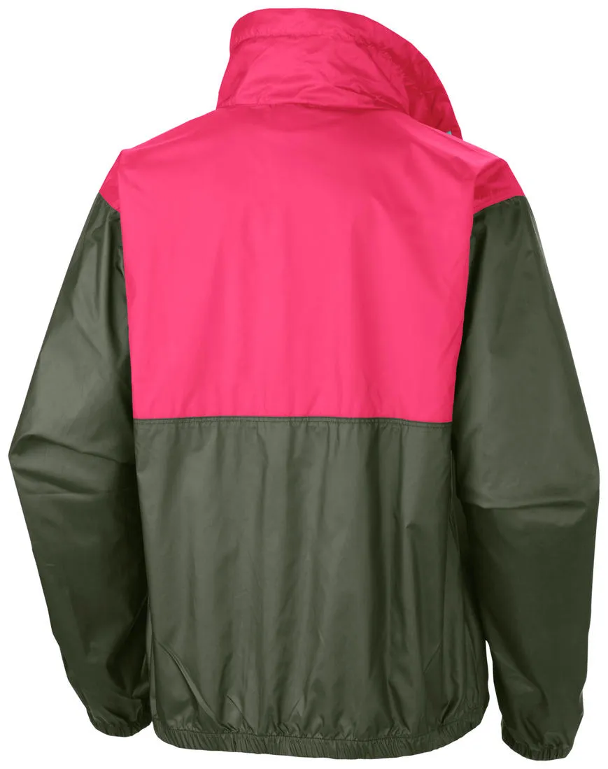 Columbia Women Red Flashback Windbreaker Travel Comfort Package