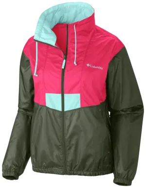 Columbia Women Red Flashback Windbreaker Urban Cool Urban Trek