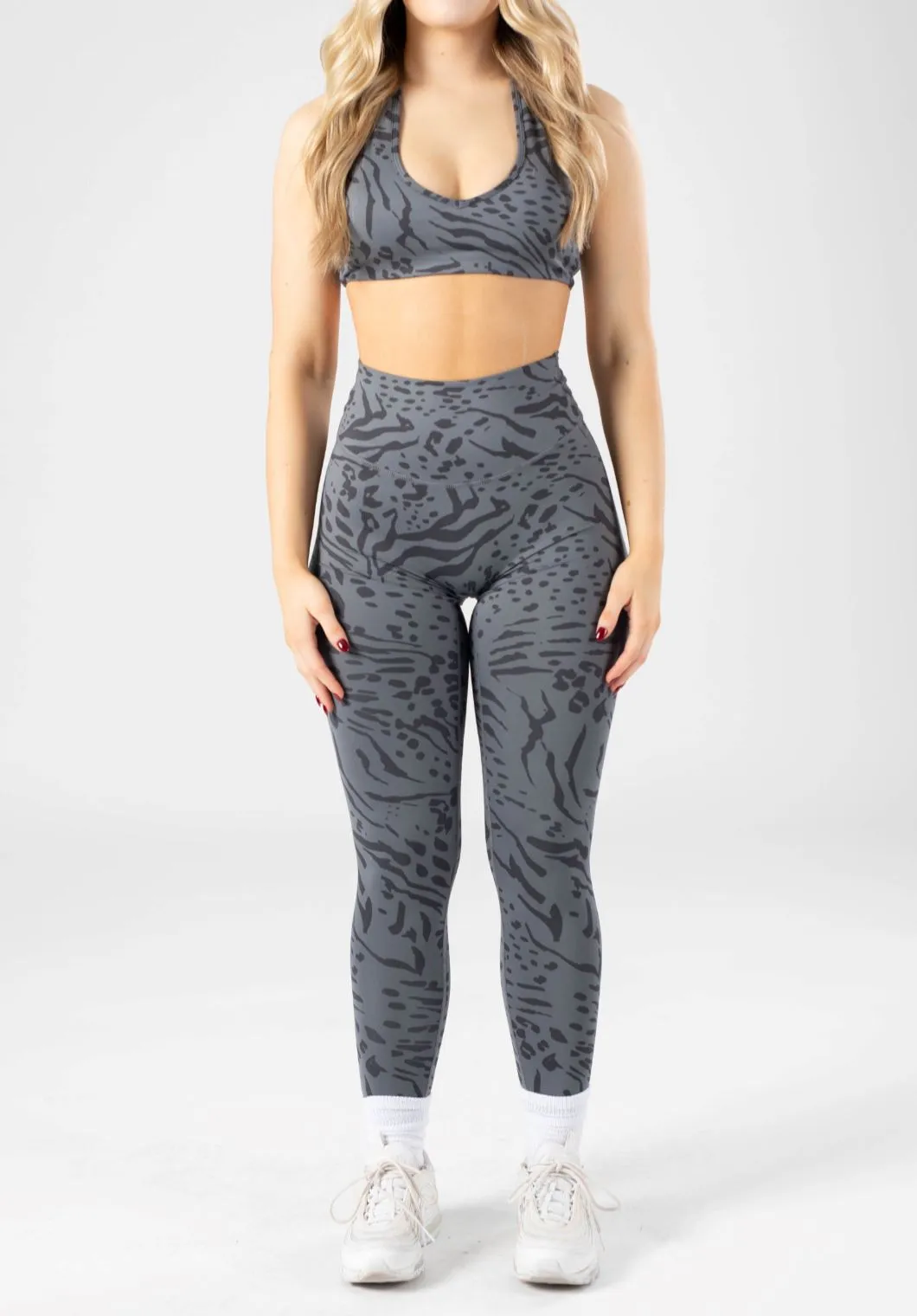 Reluna Original Sculptseam? Legging Grey Tiger Fit Control
