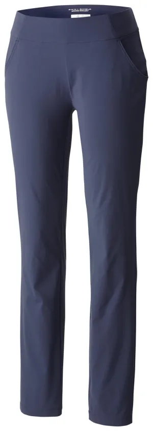 Tagless Labeling Abrasion Free Zippers Columbia Women Navy Blue Anytime Casual Pull On Pant (Sun Protection)