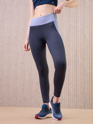 Everyday Look Women Colorblock Slim Fit Tights with ELASTOPLUS