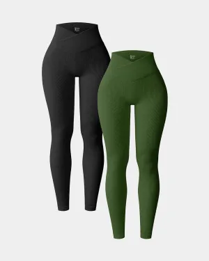 Zen Vibe High Waist Cross Over Leggings