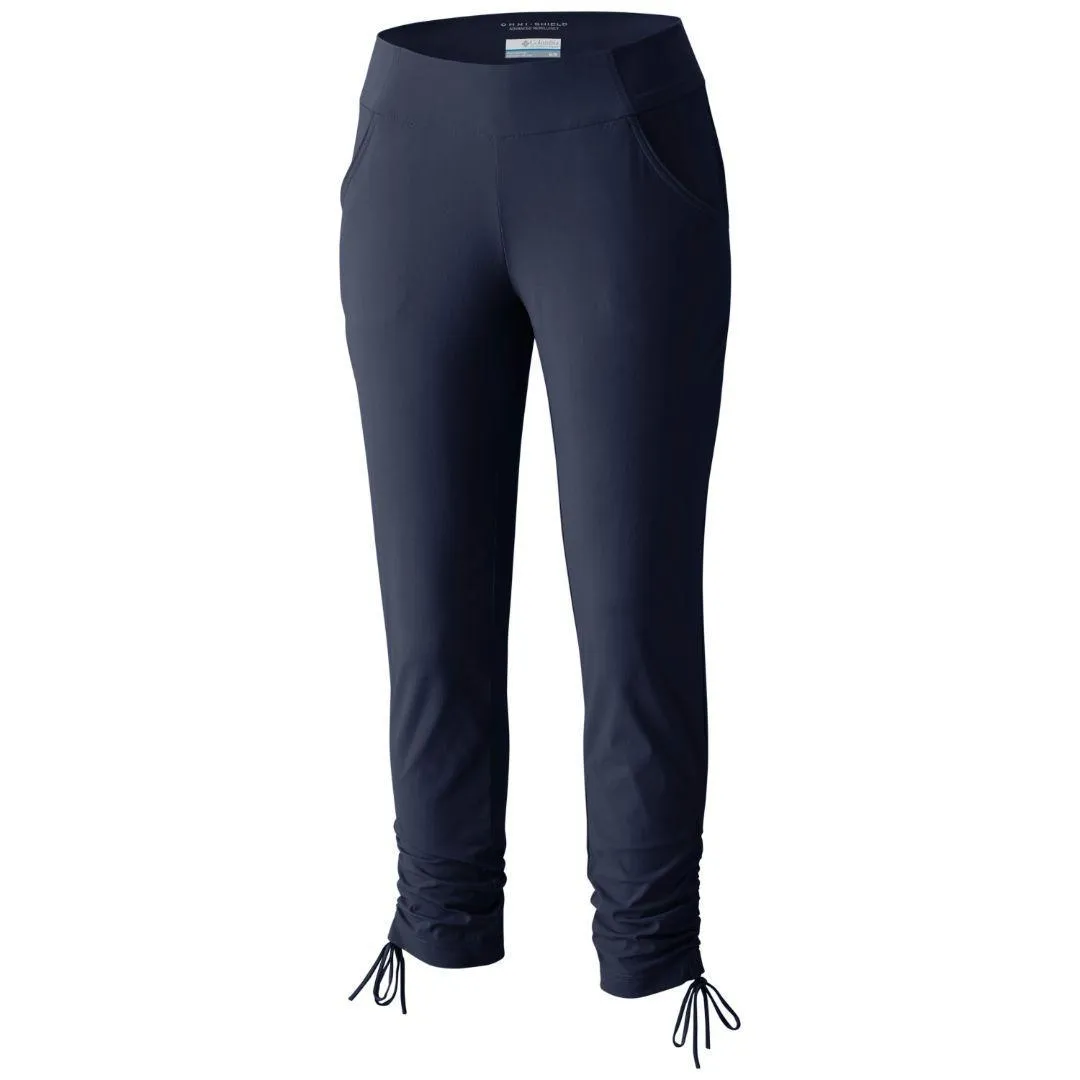 Columbia Women Navy Blue Anytime Casual Ankle Pant (Sun Protection) Sleek Comfort Jogging pants