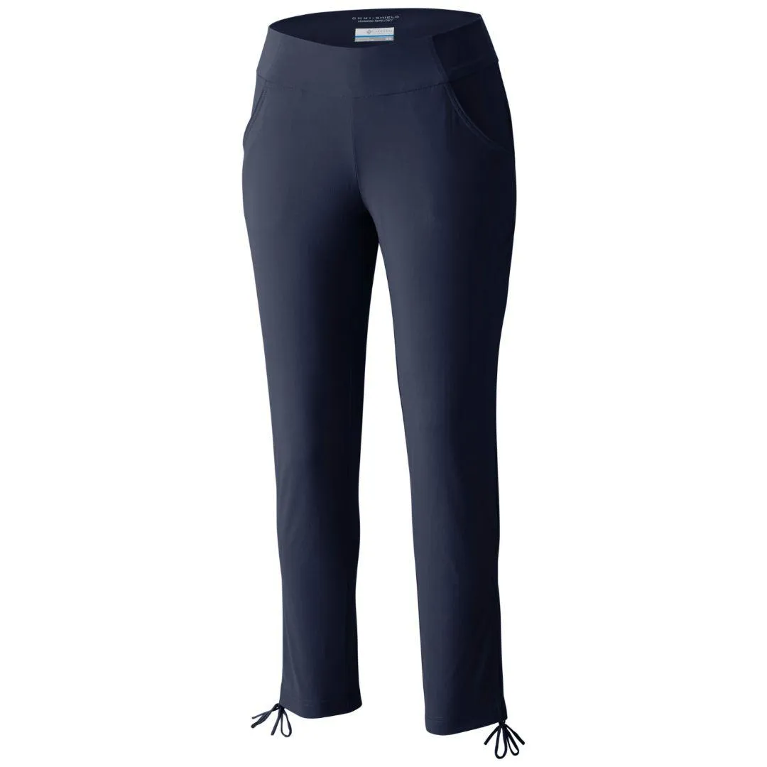 Sport Style Columbia Women Navy Blue Anytime Casual Ankle Pant (Sun Protection)