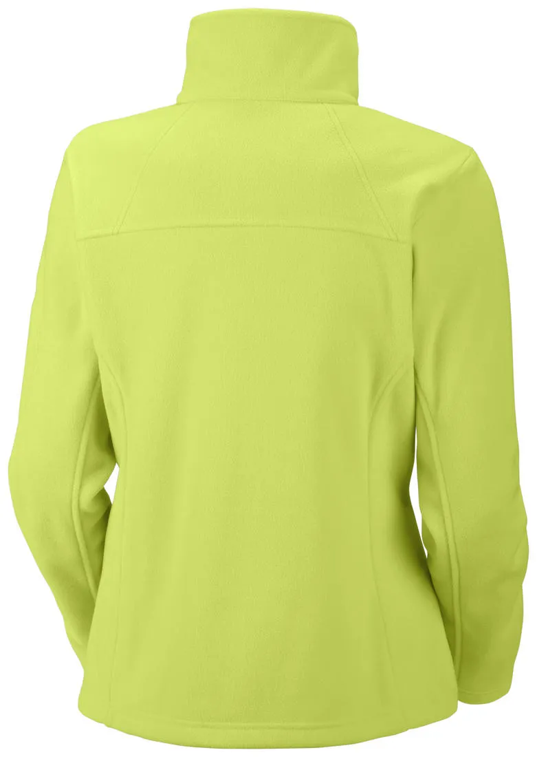 System Columbia Women Yellow Fast Trek II Full Zip Fleece Jacket