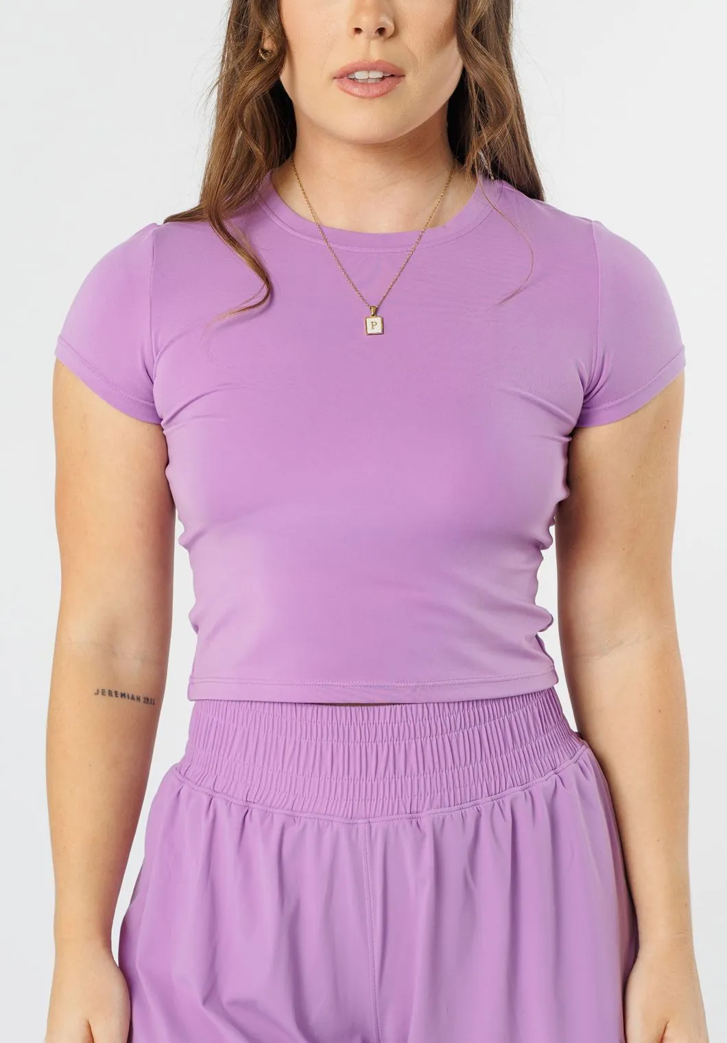 Reluna? Short Sleeve Mid Zap Casual Vibes