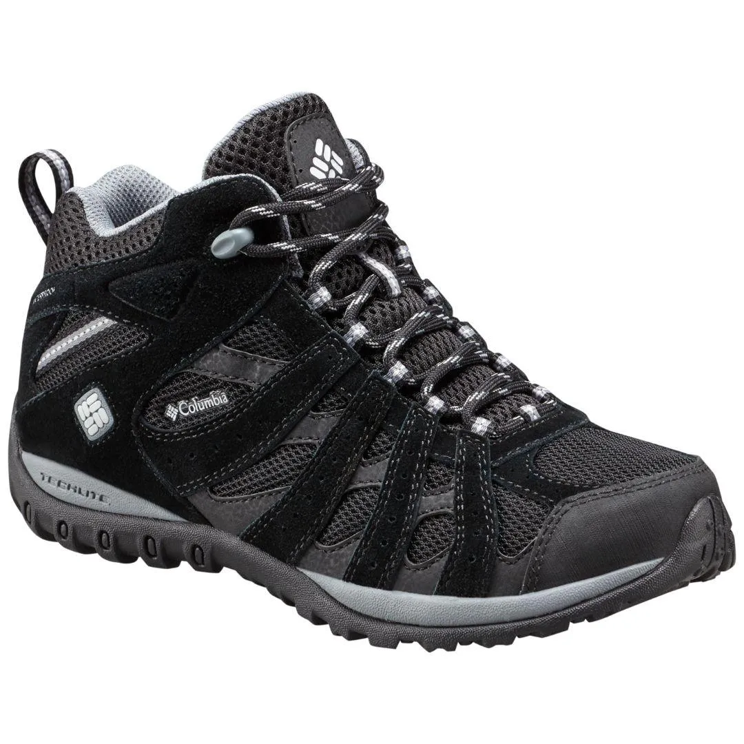 Columbia Women Black REDMOND MID WATERPROOF mountain gear Trail Traction
