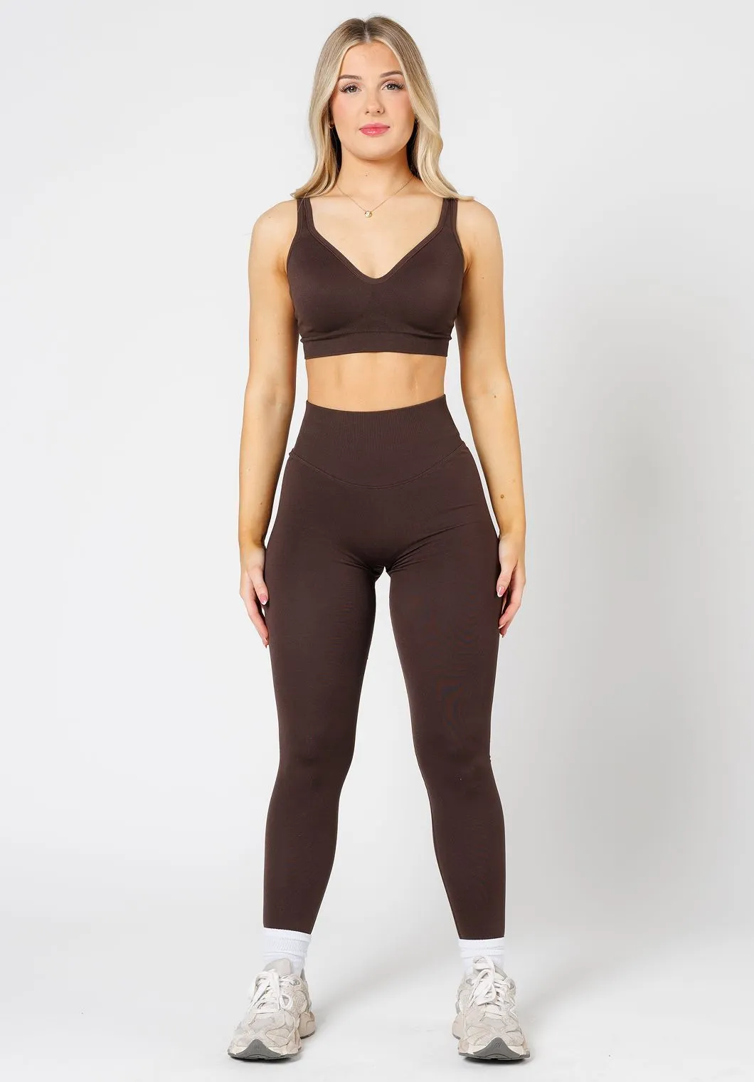Balanced Stretch CurveFlex Hourglass Sculptseam? Plus Seamless Legging Walnut
