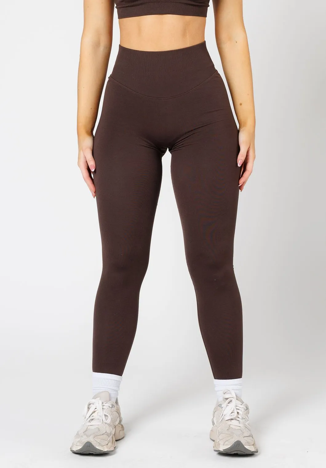 Camping Gear Postpartum Fit Weekend Trip Moisture Wicking CurveFlex Hourglass Sculptseam? Plus Seamless Legging Walnut