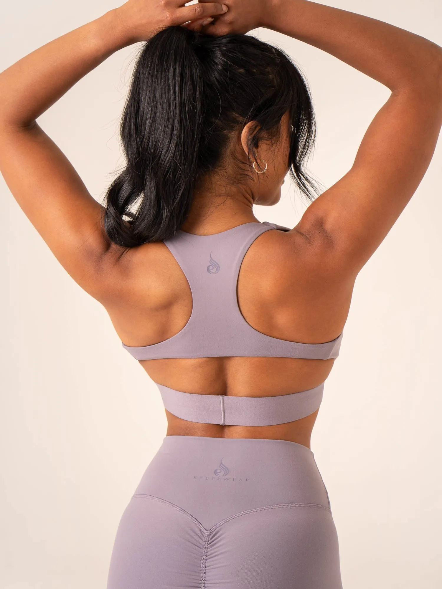 Prime Sports Bra - Mauve Anti-bacterial