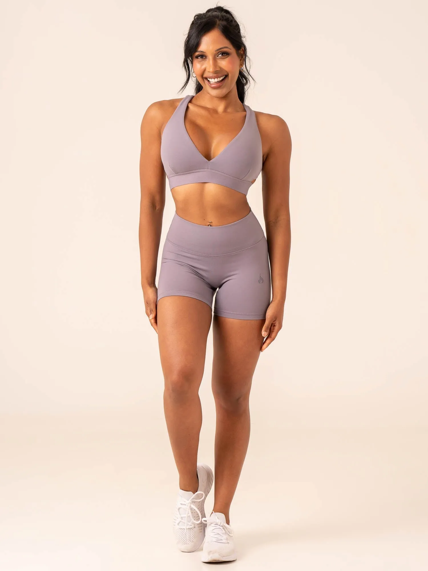 Prime Sports Bra - Mauve racerback Adjustable Design