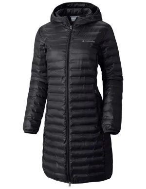 Distribute Ergonomic Cut Columbia Women Black Flash Forward Long Down Jacket