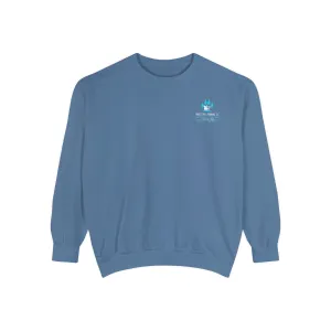 Unisex Garment-Dyed Sweatshirt Street Casual patch accents
