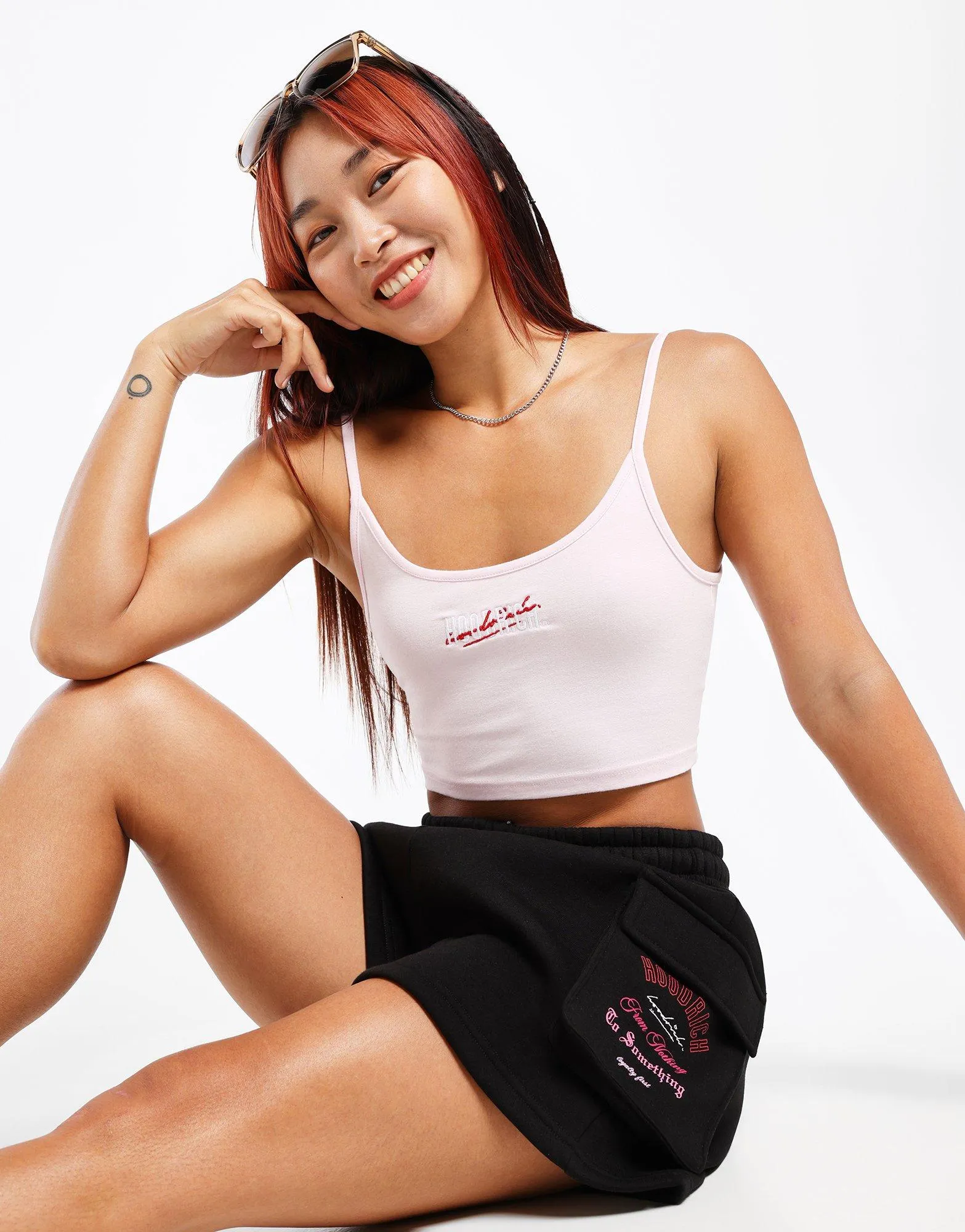 Fusion Crop Vest Top Comfy Vibes