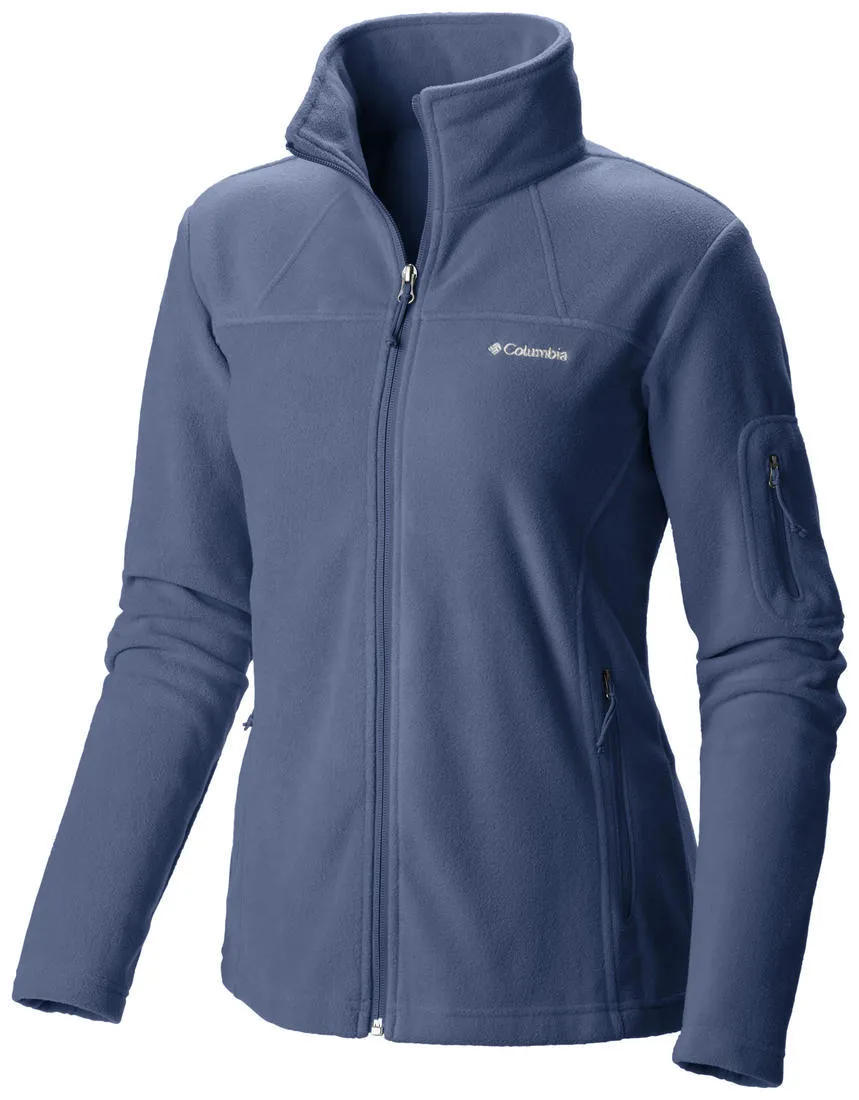 Winter Protection writers Columbia Women Blue Fast Trek II Full Zip Fleece Jacket