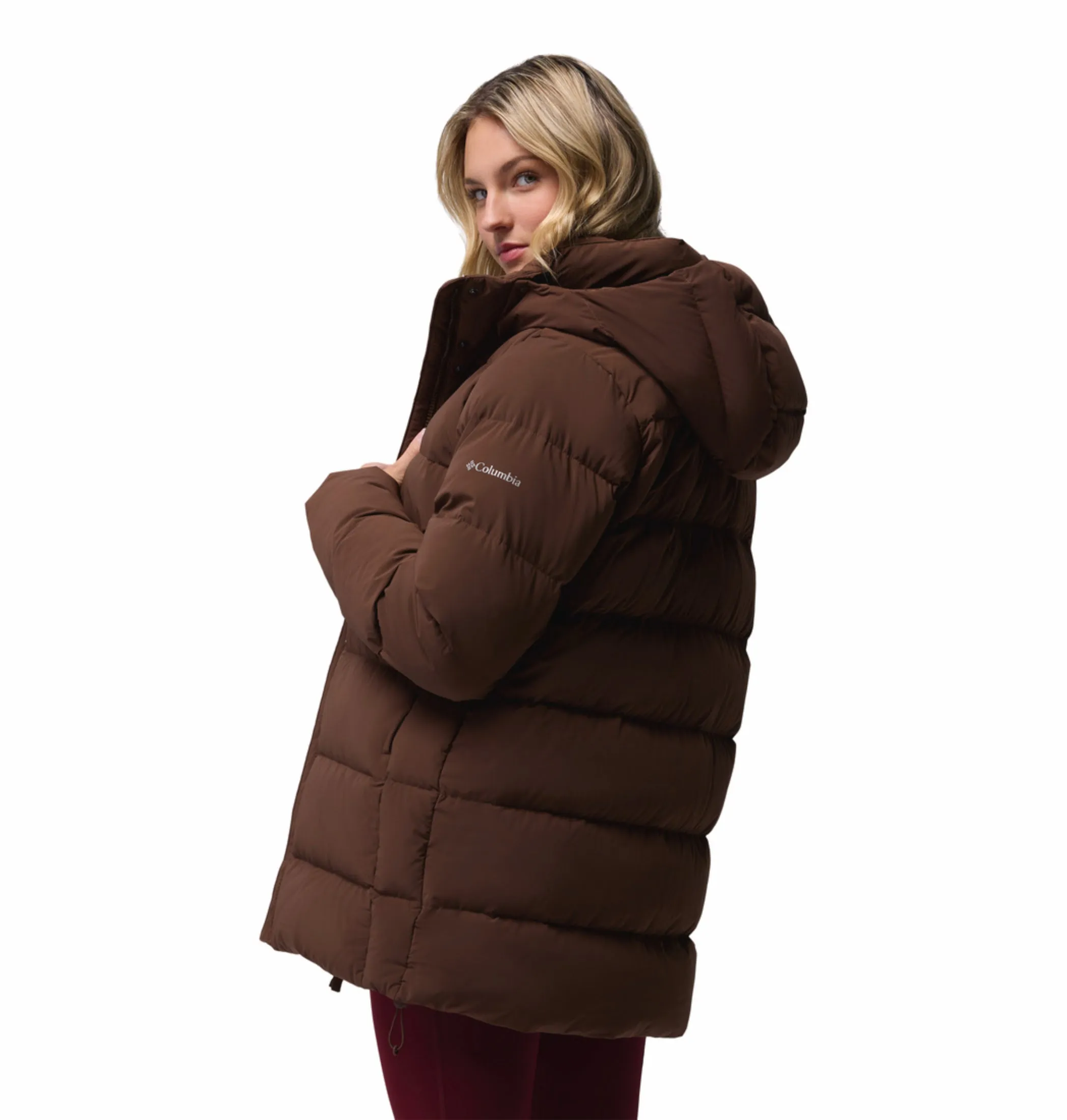 high - street buy Columbia Women Brown OmniShield Amaze Puff Jacket