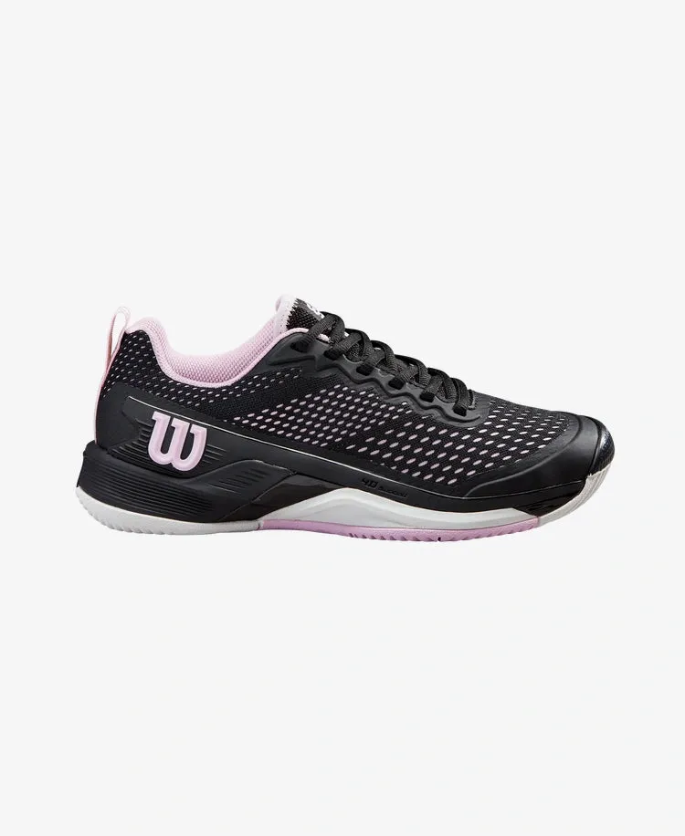 Wilson Women's Rush Pro 4.5 (Black/Pirouette) Breathable panel