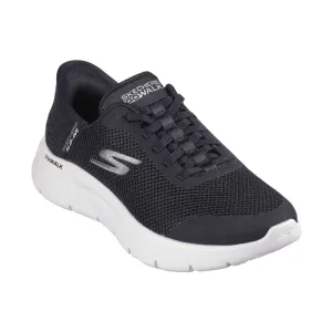 Women's Slip-ins Go Walk Flex Black Textile/White Trim Hiking Quiet Step