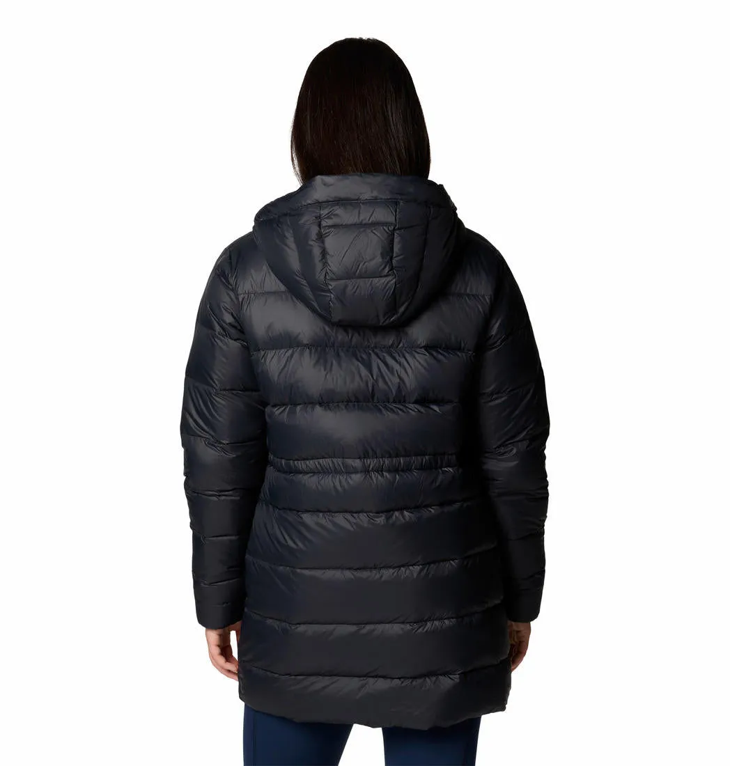 Insulated Gear Honor Columbia Women Black Harmony Falls Mid Down Jacket