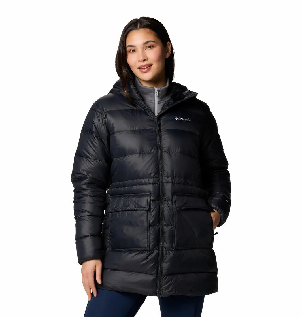 Columbia Women Black Harmony Falls Mid Down Jacket Elderly Clue