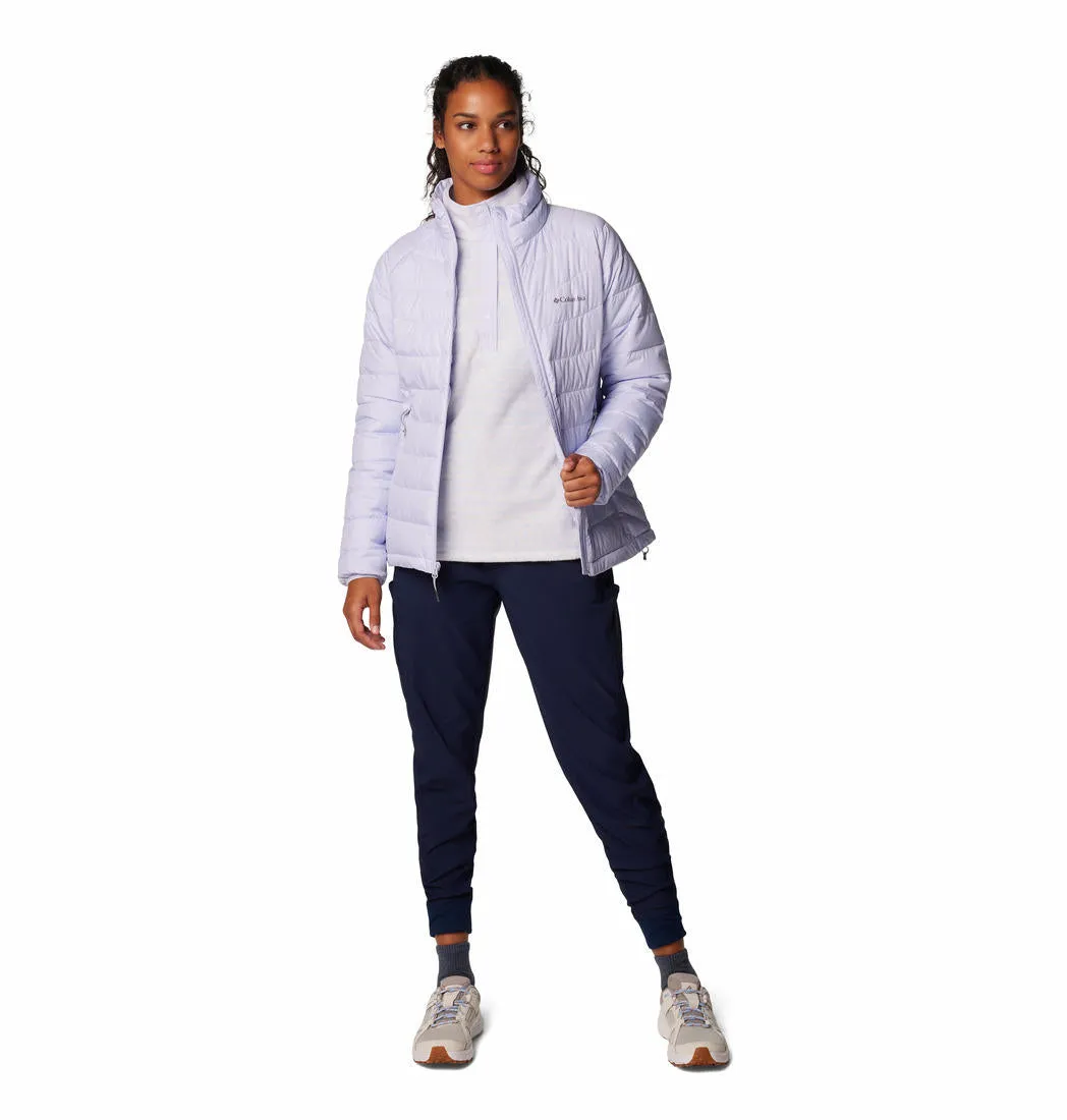 Commuter Style Columbia Women Purple Powder Lite II Full Zip Jacket