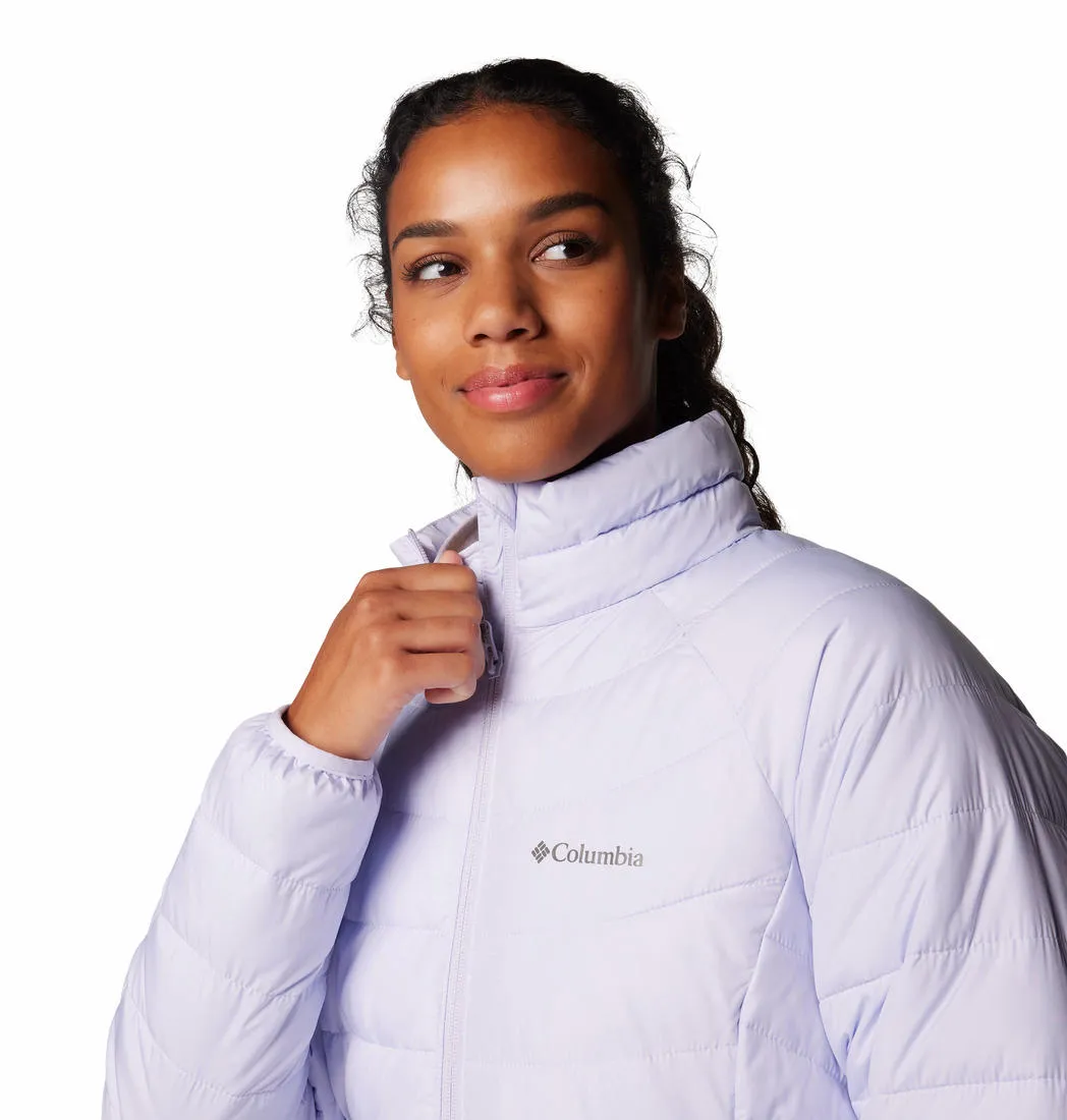 Columbia Women Purple Powder Lite II Full Zip Jacket Everyday Coverage
