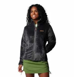Slim Silhouette Columbia Women Black Fire Side II Sherpa FZ