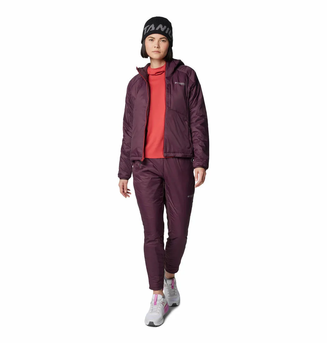 design Opinion Columbia Women Red Silver Leaf II Stretch Insulated Jacket