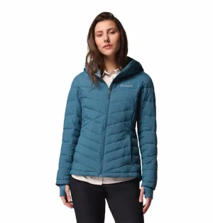 Music Columbia Women Teal OmniHeat Infinity Joy Peak II Down Jacket
