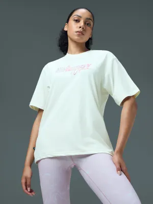 Cozy Layers Women Printed Regular Fit Round Neck T-shirt with COTFLEX