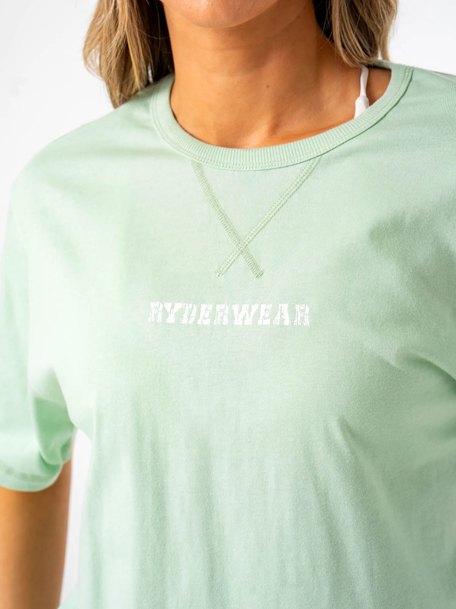 Flexible Ribbed Cuffs Octane T-Shirt - Mint